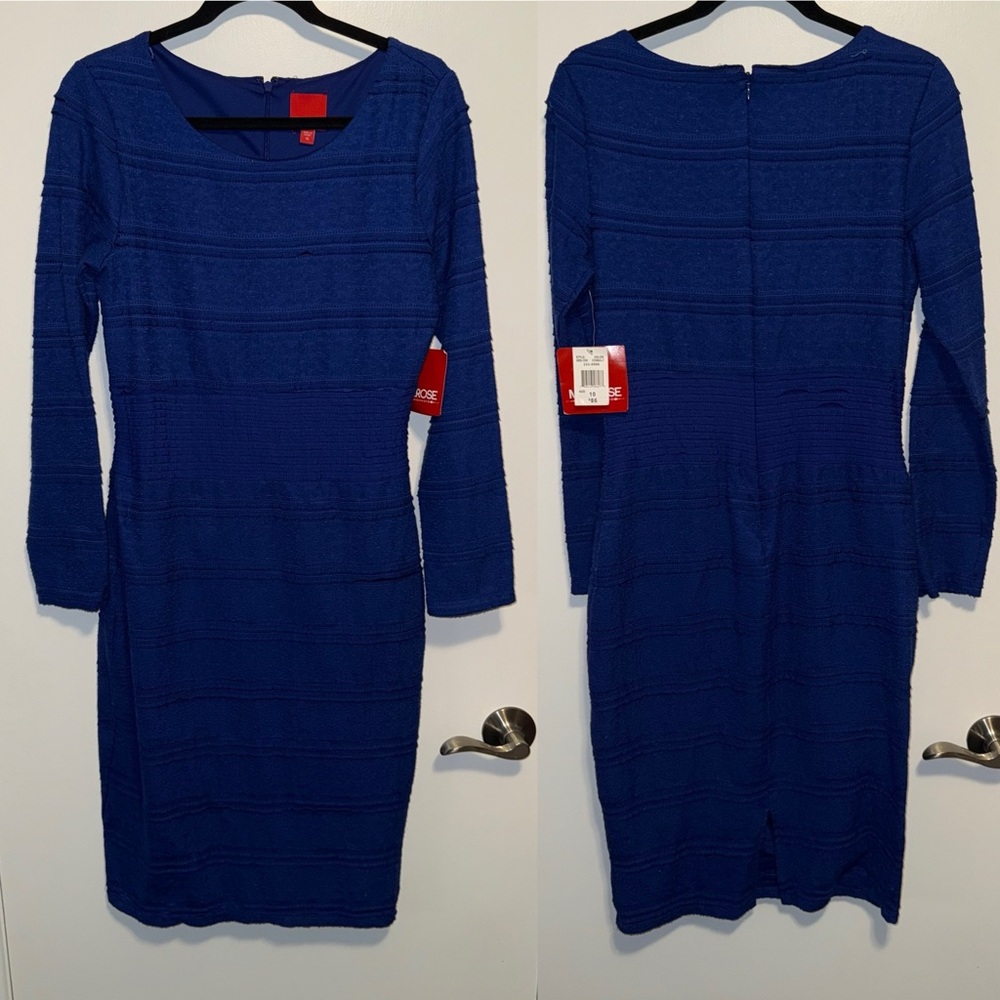 Melrose Long Sleeve Royal Blue Dress